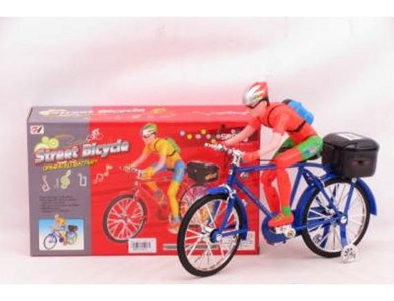   Спортсмен на велосипеде свет, звук 000Б14470 - приобрести в ИГРАЙ-ОПТ - магазин игрушек по оптовым ценам