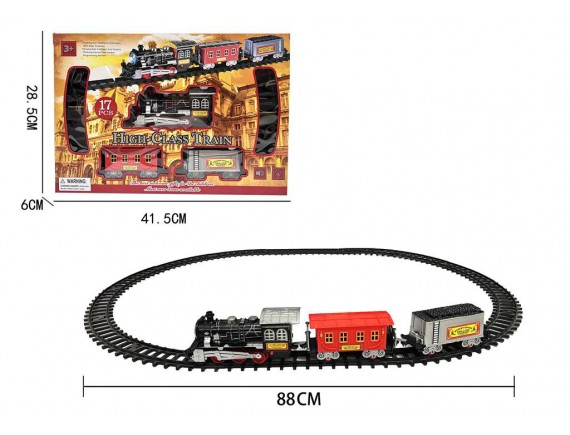   Железная дорога на батарейках звук, свет 000Б52158 - приобрести в ИГРАЙ-ОПТ - магазин игрушек по оптовым ценам