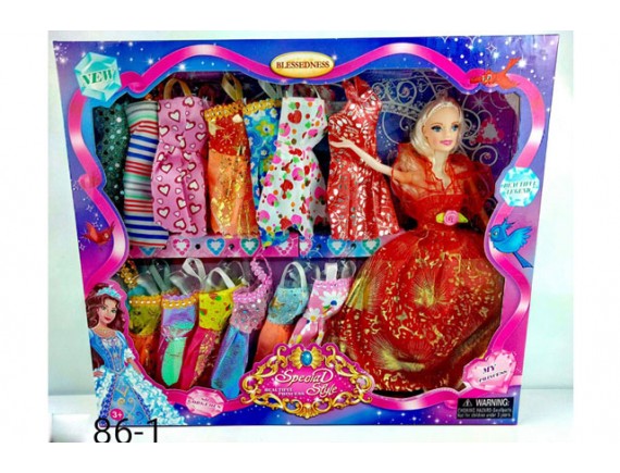 Кукла с платьями 000Д41132