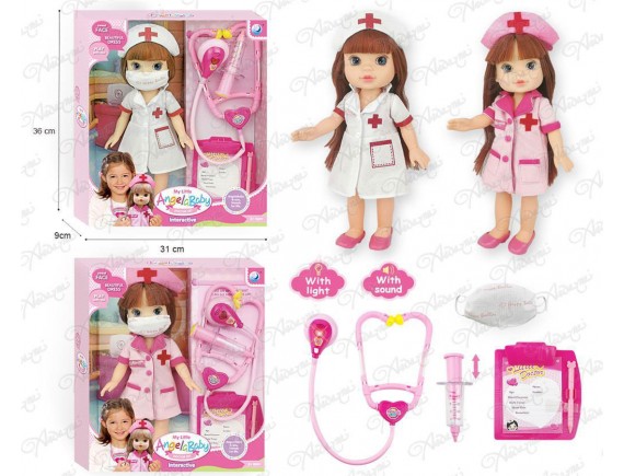 Кукла доктор с набором 000Д48752