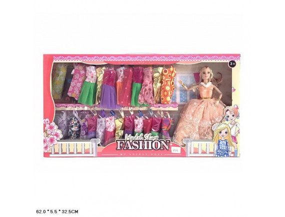 Кукла с набором одежды 000Д51601