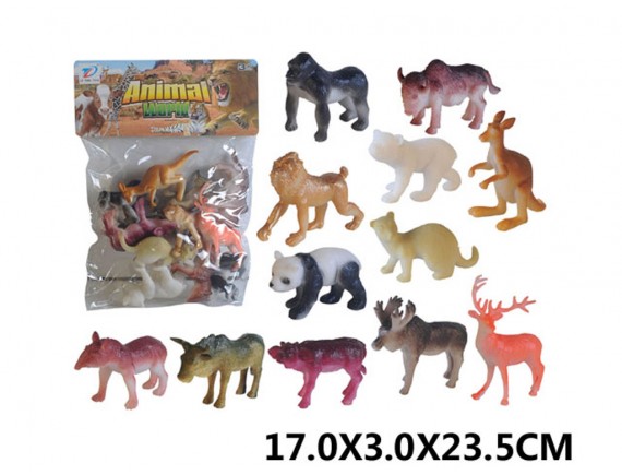 Набор животных в пакете 12 шт. 000Н49898