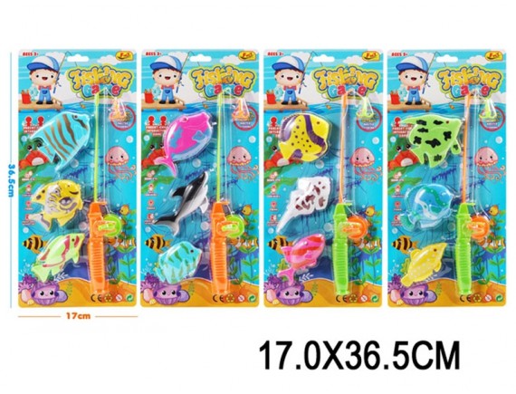   Рыбалка 4 вида 000Л49697 - приобрести в ИГРАЙ-ОПТ - магазин игрушек по оптовым ценам