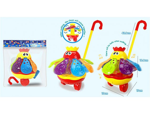   Каталка осминог 2 цвета 000Л51617 - приобрести в ИГРАЙ-ОПТ - магазин игрушек по оптовым ценам