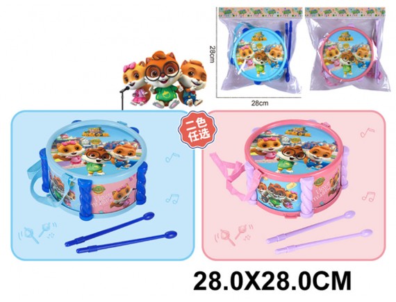   Барабан 2 цвета 000Л52191 - приобрести в ИГРАЙ-ОПТ - магазин игрушек по оптовым ценам