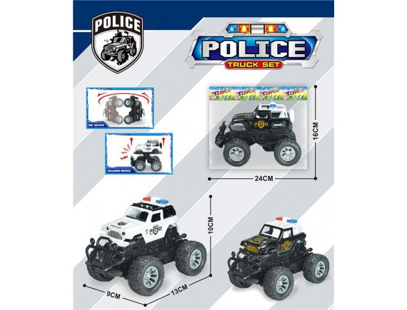   Полицейский внедорожник 2 цвета инерция  000В51398 - приобрести в ИГРАЙ-ОПТ - магазин игрушек по оптовым ценам