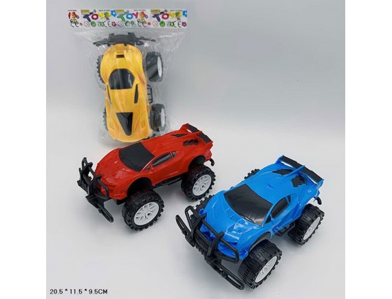   Инерционная машина в пакете 3 цвета 000В52212 - приобрести в ИГРАЙ-ОПТ - магазин игрушек по оптовым ценам