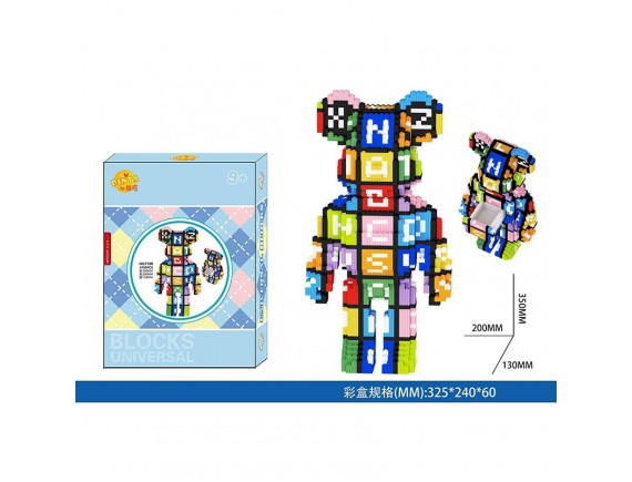   Конструктор Bearbrick 3D, 4750 деталей 7109 - приобрести в ИГРАЙ-ОПТ - магазин игрушек по оптовым ценам