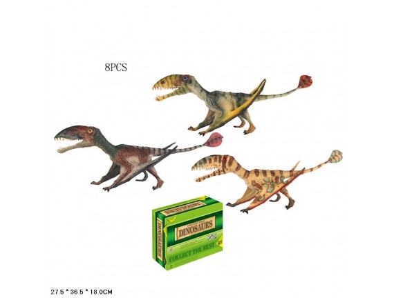 Динозавр, 8шт в дисплее Q9899-V92