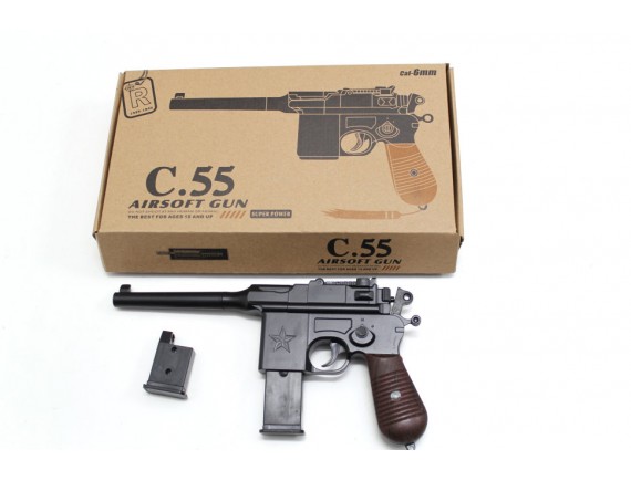 Стреляющий пистолет в металле Маузер для пулек C55