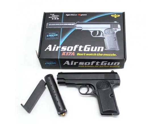 Игрушка AIR SOFT GUN Пистолет K17A