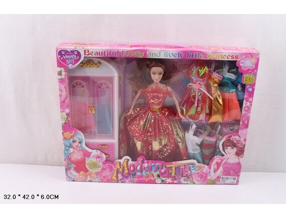   Кукла Happy Girl с набором одежды и аксессуарами KL868A - приобрести в ИГРАЙ-ОПТ - магазин игрушек по оптовым ценам