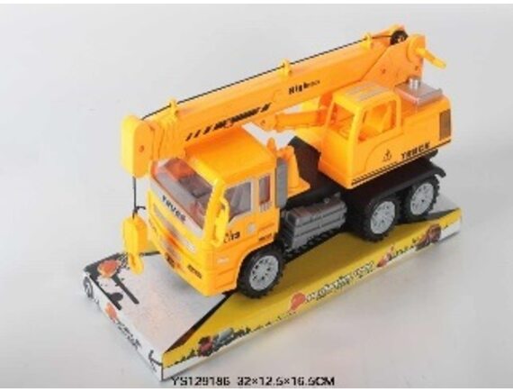   Инерционный грузовик с краном 2058 - приобрести в ИГРАЙ-ОПТ - магазин игрушек по оптовым ценам