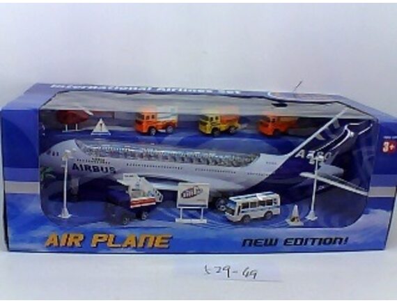   Инерционный пассажирский самолет 529-49 - приобрести в ИГРАЙ-ОПТ - магазин игрушек по оптовым ценам