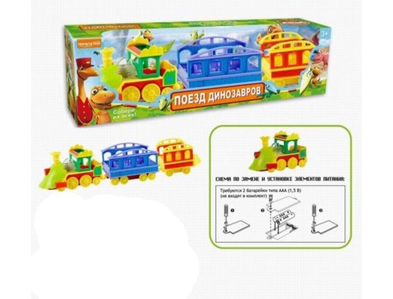   Поезд динозавров (на бат) 16093 - приобрести в ИГРАЙ-ОПТ - магазин игрушек по оптовым ценам