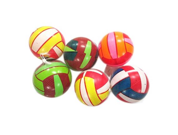   Мяч ПВХ Волейбол 22см в сетке в ассортименте 100788842 - приобрести в ИГРАЙ-ОПТ - магазин игрушек по оптовым ценам