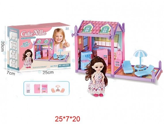Уютный домик с куклой в наборе 1230922