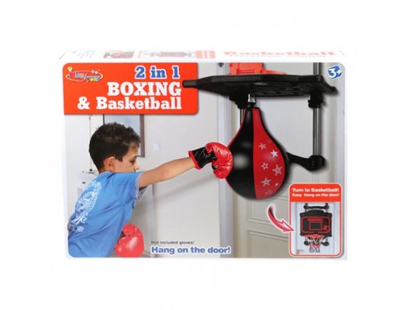   Набор для баскетбола и бокса 200061727 - приобрести в ИГРАЙ-ОПТ - магазин игрушек по оптовым ценам
