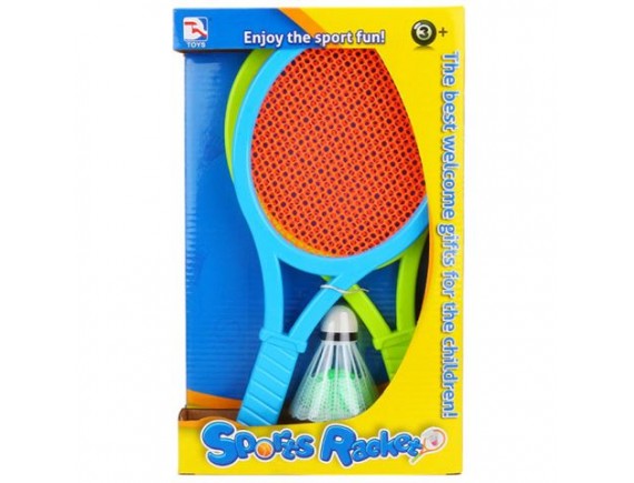   Ракетки для тенниса SPORTS RACKET сетчатые 30см воланом 200318292 - приобрести в ИГРАЙ-ОПТ - магазин игрушек по оптовым ценам