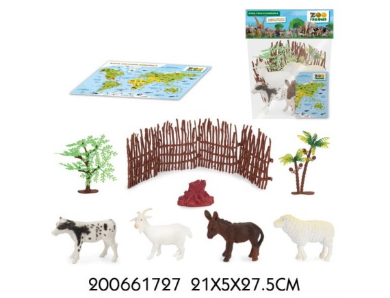   Игровой набор Животные Zooграфия 200661727 - приобрести в ИГРАЙ-ОПТ - магазин игрушек по оптовым ценам