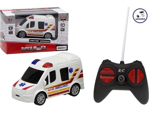   Машинка Скорая помощь на радиоуправлении 200720853 - приобрести в ИГРАЙ-ОПТ - магазин игрушек по оптовым ценам