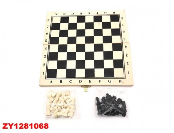 Шахматы деревянные, поле 24х24см, в коробке, ТМ S+S HL1281068