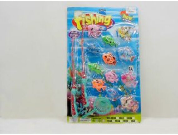   Рыбалка с двумя удочками + 12 рыбок и сочок LT1033A - приобрести в ИГРАЙ-ОПТ - магазин игрушек по оптовым ценам