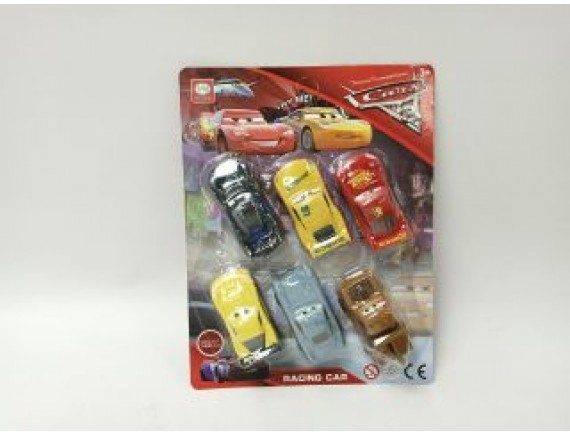   Машины 6 шт на картоне LT546-7A - приобрести в ИГРАЙ-ОПТ - магазин игрушек по оптовым ценам