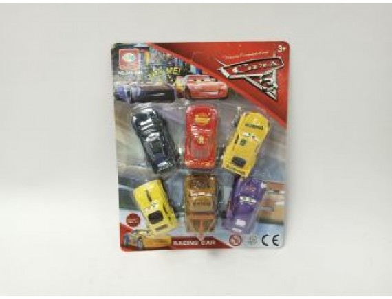   Машины 6 шт на картоне LT546-9A6 - приобрести в ИГРАЙ-ОПТ - магазин игрушек по оптовым ценам