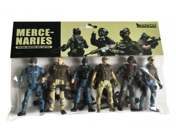   Солдатики с акссесуарами, 6шт LT5898-116 - приобрести в ИГРАЙ-ОПТ - магазин игрушек по оптовым ценам