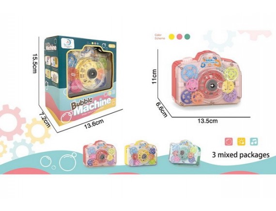   Мыльные пузыри Фотоаппарат на батарейках LT6317 - приобрести в ИГРАЙ-ОПТ - магазин игрушек по оптовым ценам