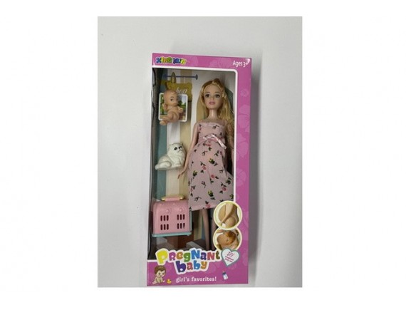   Кукла беременная с аксессуарами 28см LT742 - приобрести в ИГРАЙ-ОПТ - магазин игрушек по оптовым ценам