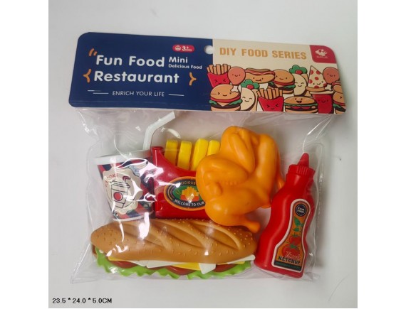   Продукты Street-food, 5 предметов LT8802-42 - приобрести в ИГРАЙ-ОПТ - магазин игрушек по оптовым ценам