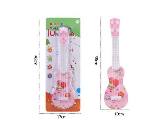   Гитара 4 струны, пластик LT998-44 - приобрести в ИГРАЙ-ОПТ - магазин игрушек по оптовым ценам