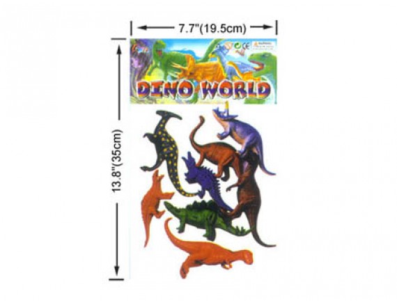 Набор фигурок Динозавры 8 предметов LTF283