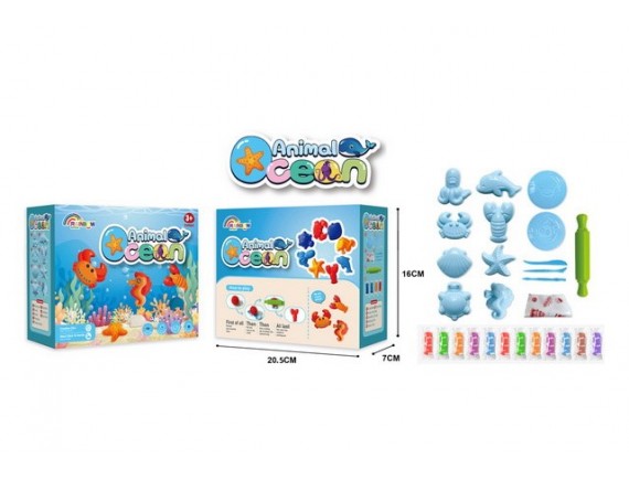   Игровой набор для лепки 6 цветов с формочками 15 предметов LTLC66-7 - приобрести в ИГРАЙ-ОПТ - магазин игрушек по оптовым ценам