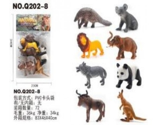   Набор животных LTQ202-8 - приобрести в ИГРАЙ-ОПТ - магазин игрушек по оптовым ценам