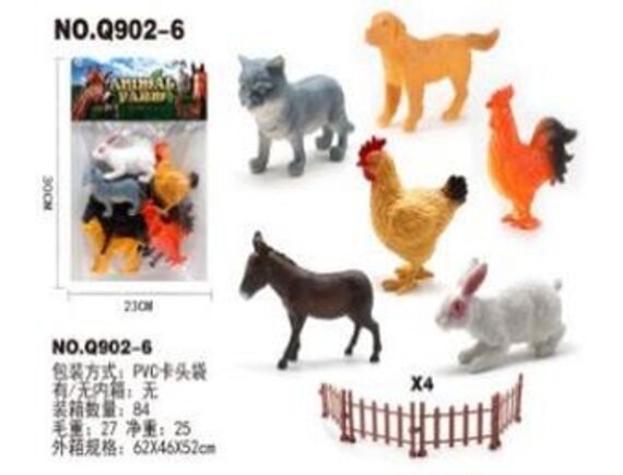   Набор животных LTQ902-6 - приобрести в ИГРАЙ-ОПТ - магазин игрушек по оптовым ценам