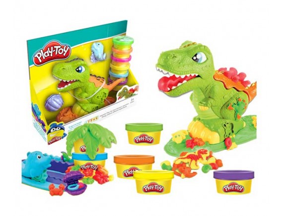   Купить Набор для лепки Динозавр LTSM8041 - приобрести в ИГРАЙ-ОПТ - магазин игрушек по оптовым ценам