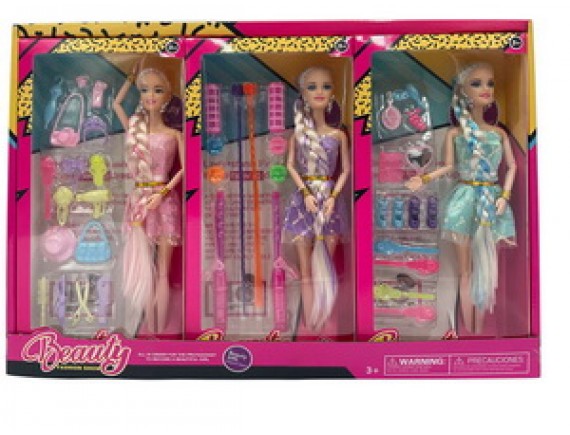   Кукла шарнирная с аксессуарами в дисплее 6шт LTYT4575 - приобрести в ИГРАЙ-ОПТ - магазин игрушек по оптовым ценам