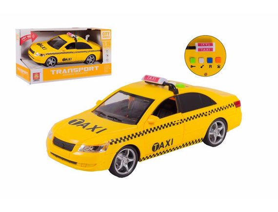   Машинка инерционная Такси на батарейках 200034962 - приобрести в ИГРАЙ-ОПТ - магазин игрушек по оптовым ценам