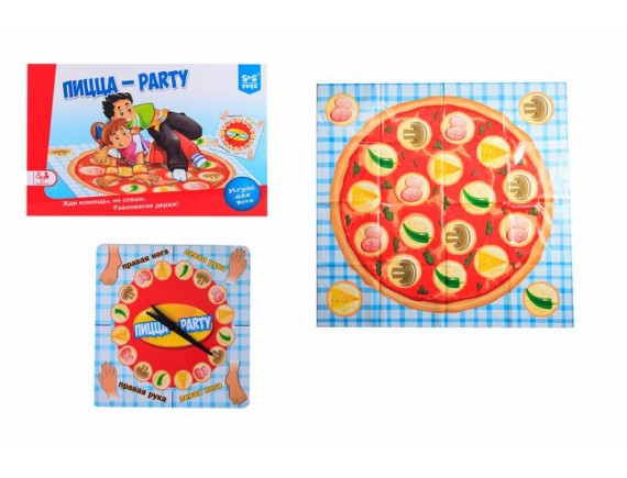   Настольная игра Пицца-Party 200153792 - приобрести в ИГРАЙ-ОПТ - магазин игрушек по оптовым ценам