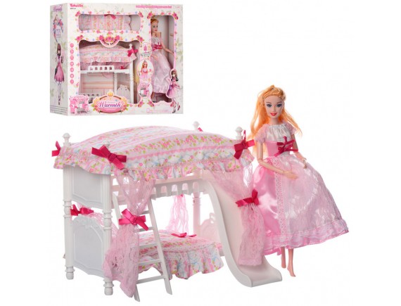   Мебель с куклой Спальня 6951-A - приобрести в ИГРАЙ-ОПТ - магазин игрушек по оптовым ценам