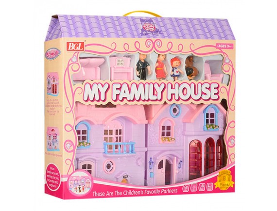   Кукольный домик My Family House 80612 - приобрести в ИГРАЙ-ОПТ - магазин игрушек по оптовым ценам