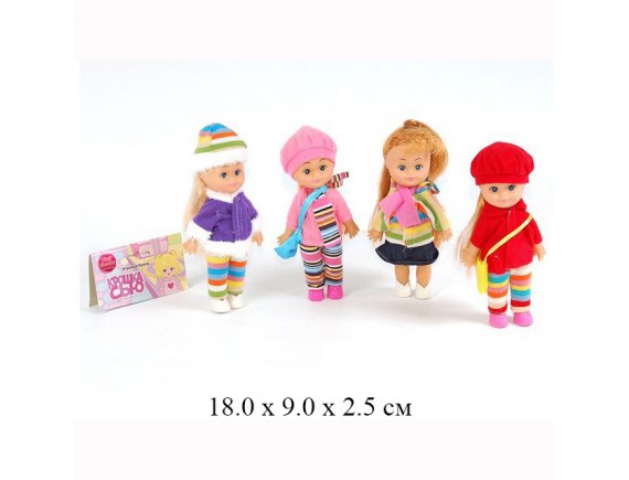   Кукла в пакете (4 вида) 8806 - приобрести в ИГРАЙ-ОПТ - магазин игрушек по оптовым ценам