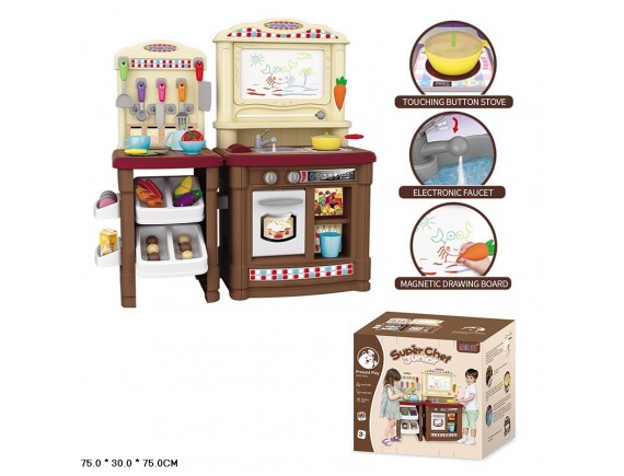   Детская интерактивная кухня BL-101B - приобрести в ИГРАЙ-ОПТ - магазин игрушек по оптовым ценам