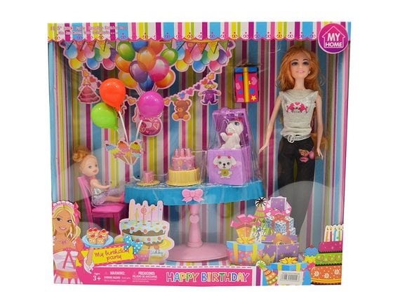   Кукла в игровом наборе «День рождения» JX600-68B - приобрести в ИГРАЙ-ОПТ - магазин игрушек по оптовым ценам