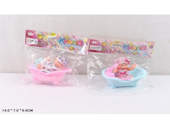   Кукла в пакете Малыш в ванночке KY585-47 - приобрести в ИГРАЙ-ОПТ - магазин игрушек по оптовым ценам